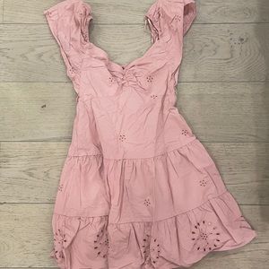 Short pink dress